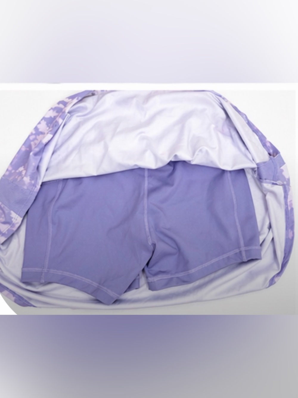 Nike Lavender & Cream Tie-Dye Skater Skirt - Picture 5 of 9